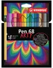 Premium viltstift - STABILO Pen 68 - ARTY - Verpakking van Productafbeelding-voorbeeld 1