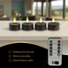 Meisterhome® XXL LED tea lights set di 4 - Candele senza Anteprima dell’immagine prodotto 8