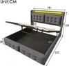 Flieks Polsterbett 180x200cm mit Ladefunktion, Doppelbett Produktbild-Vorschau 4