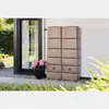 2x 330L GRAF SLIM Wandtank SET taupe inkl. Verbinder Produktbild-Vorschau 5