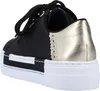 Rieker Sneaker - Schwarz / Gold / Schwarz Kunstleder Größe: Produktbild-Vorschau 7