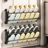 Wand Schuhorganizer platzsparender Schuhhalter ohne Bohren Produktbild-Vorschau 1