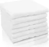6er Set Handtücher, 50x70 cm, weiß, 100% Baumwolle Produktbild-Vorschau 1