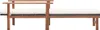 Lettino con cuscino in poly rattan acacia legno massiccio Anteprima dell’immagine prodotto 6