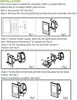 Instructional diagrams for installing a thermostat. Produktbild-Vorschau