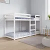 vidaXL Poschodová posteľ biela 75x190 cm Borovicový masív Náhľad obrázku produktu 2