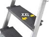 Hailo Alu-Sicherheits-Stehleiter L100 TopLine 5 XXL Stufen Anteprima dell’immagine prodotto 22