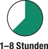 A graphic representing a time range with text below. Náhľad obrázku produktu