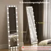 HOMCOM Celotělové zrcadlo 150 x 40 cm, stojací LED zrcadlo Náhled obrázku produktu 6