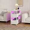 Table de chevet UnboxG 58 x 28 x 60,5 cm, blanche, 4 Voir les images du produit 9