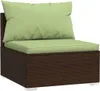 The Living Store 6-tlg. Garten-Lounge-Set mit Auflagen Poly Produktbild-Vorschau 5