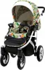 BabyLux® Tropical | 3in1 Kinderwagen Set | Tropical Flowers Produktbild-Vorschau 3