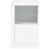 vidaXL Armoire d'appoint avec lampes LED Blanc Matériau Voir les images du produit 6