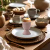 Set di 6 portauovo, Ø 5x7 cm, in ceramica rosa Anteprima dell’immagine prodotto 7