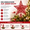 Copri albero di Natale stella rossa - Copri albero di Anteprima dell’immagine prodotto 7
