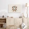 Wanddeko 60x40 cm - Kinder Bohemian - Faultier - Boho, Produktbild-Vorschau 4