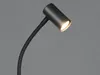 Kleine LED Stehlampe Schwarz dimmbar, flexible Leselampe Produktbild-Vorschau 5