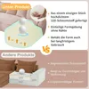 L-förmiges frameless Modulsofa, Chenille Cloud Sofa mit Produktbild-Vorschau 9