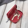 Schlüsseletui aus rot lackiertem Leder mit Kroko-Prägung Produktbild-Vorschau 6
