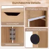 A collage of four close-up images showcasing details of a wooden furniture item. Náhľad obrázku produktu
