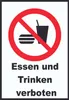 Essen und Trinken verboten 2 Schild A4 (210x297mm) Produktbild-Vorschau 1