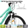 Hiland 26 Zoll Damen Mountainbike, 18 Gänge Federgabel MTB Produktbild-Vorschau 5
