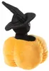 Kuscheltier Katze im Kürbis Halloween 16 cm schwarz/orange Produktbild-Vorschau 3