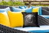 MuchoWow® Outdoor Kissen - Schnecke - Tiere - Schwarz - Produktbild-Vorschau 4