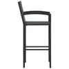 vidaXL Barhocker 4 Stk. Schwarz Poly Rattan Produktbild-Vorschau 3
