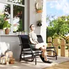 Outsunny Schaukelstuhl Gartenschaukel Gartenbank Sitzbank Produktbild-Vorschau 2
