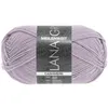 A ball of light purple yarn with a label wrapped around it. Produktbild-Vorschau