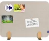 Legamaster ELEMENTS Tischtrennwand akustik 60x80cm beige Produktbild-Vorschau 5