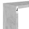 vidaXL Étagères en cube 2 pcs. Gris béton 30x15x30 cm Voir les images du produit 11