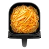 A top-down view of an air fryer basket filled with french fries. Produktbild-Vorschau