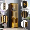 Vitrinekast met LED-verlichting, glazen displaykast met Productafbeelding-voorbeeld 3