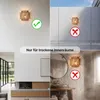 MinteVolt Wandleuchte Innen Papierseil Boho Natur Produktbild-Vorschau 12
