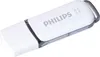A white Philips USB flash drive with a transparent cap is shown on a white background. Náhled obrázku produktu