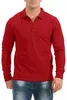 Mivaro Herren 3er Pack Poloshirt Langarm - aus reiner Produktbild-Vorschau 4