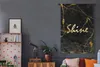 MuchoWow® Wandteppich Wandbehang Zitat - Glänzen - Gold - Produktbild-Vorschau 5