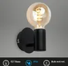 BRILONER- Lampada da parete retrò IP44, lampada da parete Anteprima dell’immagine prodotto 2