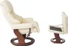 A recliner chair and its ottoman are displayed against a white background. Náhled obrázku produktu
