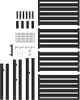 vidaXL Zahradní brána Uzamykatelná černá 100x180 cm Náhled obrázku produktu 5