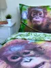 Kinder Bettwäsche Wendemotiv Orang-Utan Affe Baum Wald Produktbild-Vorschau 3