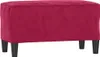 vidaXL Sitzbank Weinrot 70x35x41 cm Samt Produktbild-Vorschau 1