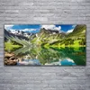 Glasbilder 120x60 Wandbild Druck auf Glas Berg See Produktbild-Vorschau 2
