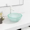 vidaXL Umyvadlo z tvrzeného skla 30x12 cm matné Náhled obrázku produktu 2