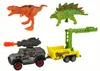 Dinosaurier-Set Auto-Rakete Anhänger Produktbild-Vorschau 2