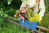 KHW Geländerblumentopf Flowerclip XL, 2er Set, meerblau Produktbild-Vorschau 4