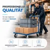 4er Set Schwerlastrollen mit Bremse – Lenkrollen bis 400 kg Produktbild-Vorschau 4