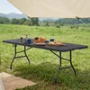 COSTWAY Campingtisch klappbar 244x75cm, Gartentisch Produktbild-Vorschau 2